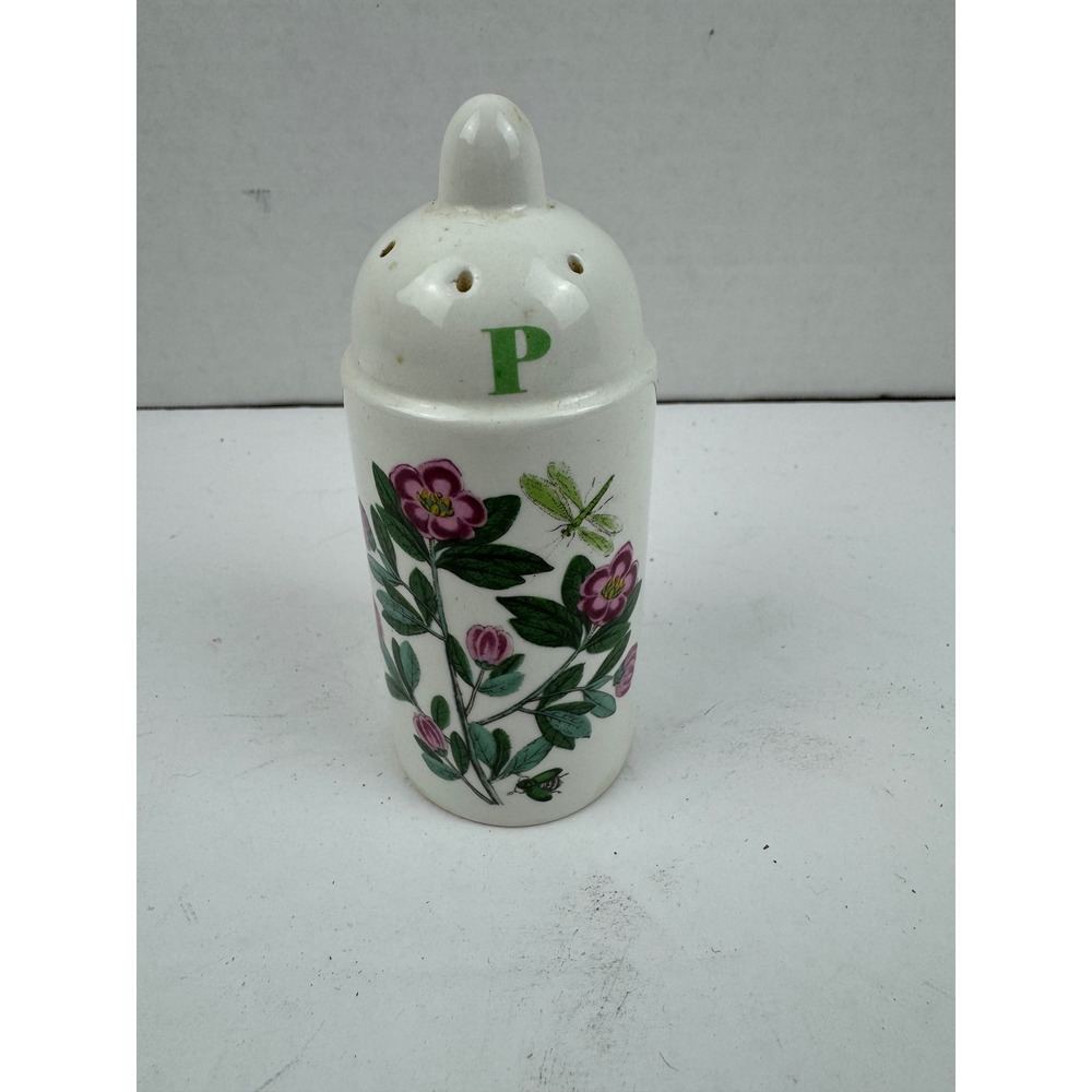 Portmeirion Botanic Garden Pepper Shaker Dog Rose Rosa Canina England Vintage